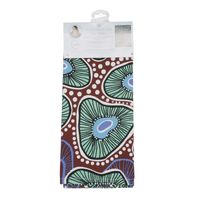 Nikki Dee Designs Aboriginal Art Cotton Teatowel -  Looking for Periwinkles