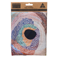 Martumili Artists Aboriginal Art Australia Made Teatowel - Punmu Waterholes