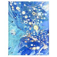 Better World Aboriginal Art Digital Print Cotton Teatowel - Bush-Tail Possum Dreaming
