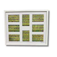 Sandra Angus Aboriginal Art Framed Canvas (62cm x 44.5cm) - Festival Of Flowers Western Australia
