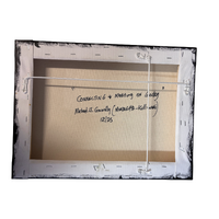 Original Aboriginal Art Painting Stretched Canvas (30cm x 40cm ) - Connecting and Meeting on Country