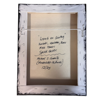 Original Aboriginal Art Painting Stretched Canvas (30cm x 40cm ) - Living on Country