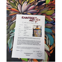 Raintree Aboriginal Art UNStretched Canvas [72cm x 72cm] - Bush Medicine Leaves, Healing Leaves (Multi)
