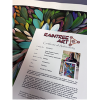 Raintree Aboriginal Art UNStretched Canvas [60cm x 45cm] - Bush Medicine Leaves, Healing Leaves (Multi)