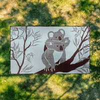 Koala Duo [Blue/Grey] - XLARGE (2.4m x 4m) - Recycled Plastic Mat