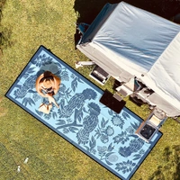 Cockatoo Haven [Blues] - (2.4m x 6m) - Recycled Plastic Mat