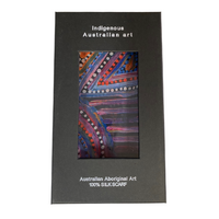 Warlukurlangu Aboriginal Art 100% Silk Scarf - Mina Mina Dreaming