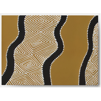 Murra Murra Dreaming - Aboriginal Art designed Linen Envelope (185mm x 135mm) 