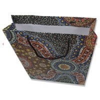 Warrina  Aboriginal design Giftbag (Large) - Wild Bush Flowers