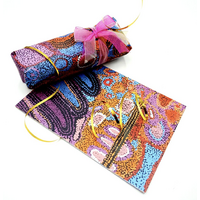 Aboriginal design Folded Wrapping Paper Single Sheet (Gloss Finish) - Seven Sisters