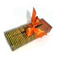 Aboriginal design Folded Wrapping Paper Single Sheet (Gloss Finish) - Pakup Yallandar (Fire Stick Plant)
