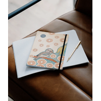 Koh Living Aboriginal Art A5 Ruled Journal with Wood Cover - Kookaburra