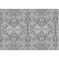 Better World Aboriginal Arts Luxe Organic Cotton-Satin Tablecloth (150cm x 230cm) - Jilamara