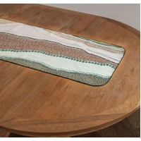 Werrgalji Forests Recycled Polyester Canvas Tablerunner [40cm x 140cm]