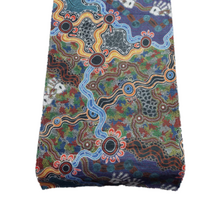 Hogarth Arts Aboriginal Art Flax Linen Tablerunner (180cm x 33cm) - Discover Your Dreams