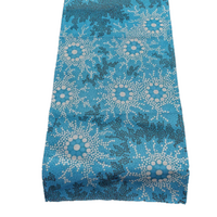 Hogarth Arts Aboriginal Art Flax Linen Tablerunner (180cm x 33cm) - Waterhole