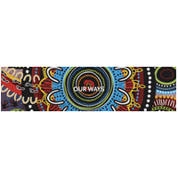 OUR WAYS - Dezigna Aboriginal Art Silicone SINGLE  Wristband