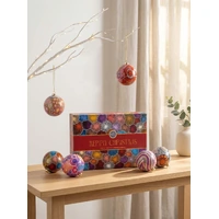Sacred Country 6 pack Gift Box Xmas Baubles (8cm) 2026 - KOH Living Aboriginal Art