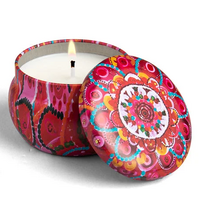 Gathering of Hearts Christmas Bush Scented Soy Candle Tin Pyramid Giftbox [125g] - KOH Living
