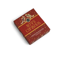 Aboriginal Art Gift Box Xmas Tree Timber Decorations - Set (4) - Women's Ceremony