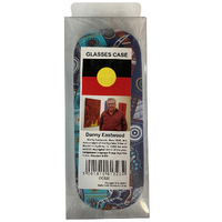 Danny Eastwood Aboriginal Art Hardcover Glasses Case - Roo Dreaming