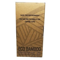 Hogarth Arts Eco Bamboo Reusable Travel Mug (430ml) - Brolga Dreaming