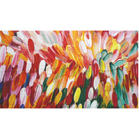 Utopia Aboriginal Art Bamboo Fabric Baby Swaddle/Blanket (120cm x 120cm) - Leaves