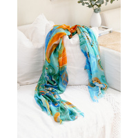 Koh Living Aboriginal Art Modal Scarf (172cm x 102cm) - Hooked