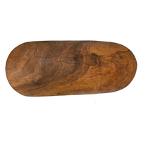 Handmade Aboriginal XLarge BLACKWATTLE Coolamon [23] - (56cm x 28cm x 14cm)