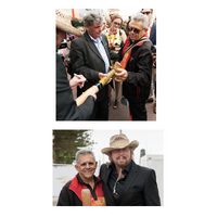 The ‘Bee Gees Way’ Collaborative Framed Didgeridoo - Signed by Sir Barry Gibb