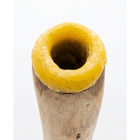 Green/Red - Brolga Eucalyptus (Grey Box) Handpainted Didgeridoo (1.27m) - Bark Base