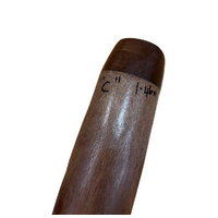 Eucalyptus (Ironbark) Handpainted Didgeridoo (1.46m) - Bell with Kangaroo (Blue/Browns)