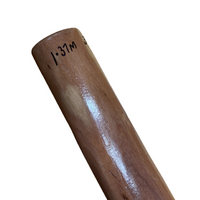 Eucalyptus (Ironbark) Handpainted Didgeridoo (1.30m) - Flared End with Emu (Red/Pink)