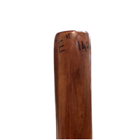 Eucalyptus (Ironbark) Handpainted Didgeridoo (1.42m) - Flared End with Emu (Green/Orange)