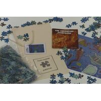 Plato Aboriginal Art Floor (Swag Bag) Cardboard Jigsaw Puzzle (512pce) - the Protectors