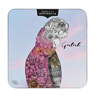 Banksia Red Animals of Australia - Galah Tin (Macadamia Butter Shortbread) 150g