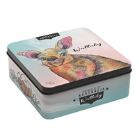 CLEARANCE Wallaby Tin (Lemon Myrtle Shortbread) 150g - Banksia Red Animals of Australia - BB 8 SEPT 2026