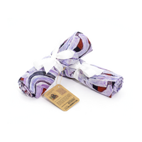Better World Aboriginal Art - Muslin Wrap - Fish Trap Dreaming