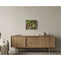 Original Aboriginal Art Painting Stretched Canvas (25cmx30cm) - After Rain