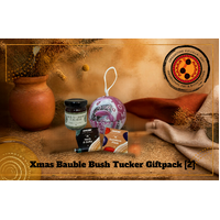 Xmas 7cm Bauble Bush Tucker Giftpack [2] - Dreamtime Kullilla-Art