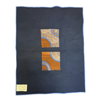 Aboriginal design Quilted Blanket (123cm x 98cm) # 6
