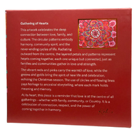 Gathering of Hearts Tealight Candle Holder (11cm) - Koh Living Aboriginal Art 