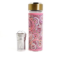 Celebration of Life - Thermo Double-Walled Glass Tea Infuser Flask (290ml)