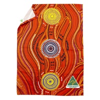 Muralappi Journey 100% Cotton Teatowel (70cm x 50cm) - Desert in Bloom