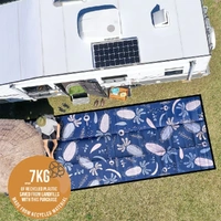 Native Banksia [Blue/Peach] - (2.4m x 6m) - Recycled Plastic Mat