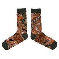 Spencer Flynn MEN'S Aboriginal Art Socks - Bush Storm