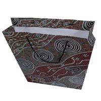 Warrina Aboriginal Art Giftbag (Large) - Bush Camp