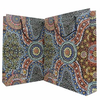 Warrina  Aboriginal design Giftbag (Large) - Wild Bush Flowers