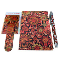 Warlukurlangu Aboriginal Art 4pce Notepad Gift Set