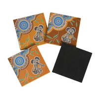 Diwana Dreaming Resin Coaster Set (4) - Gumleaf Guardians